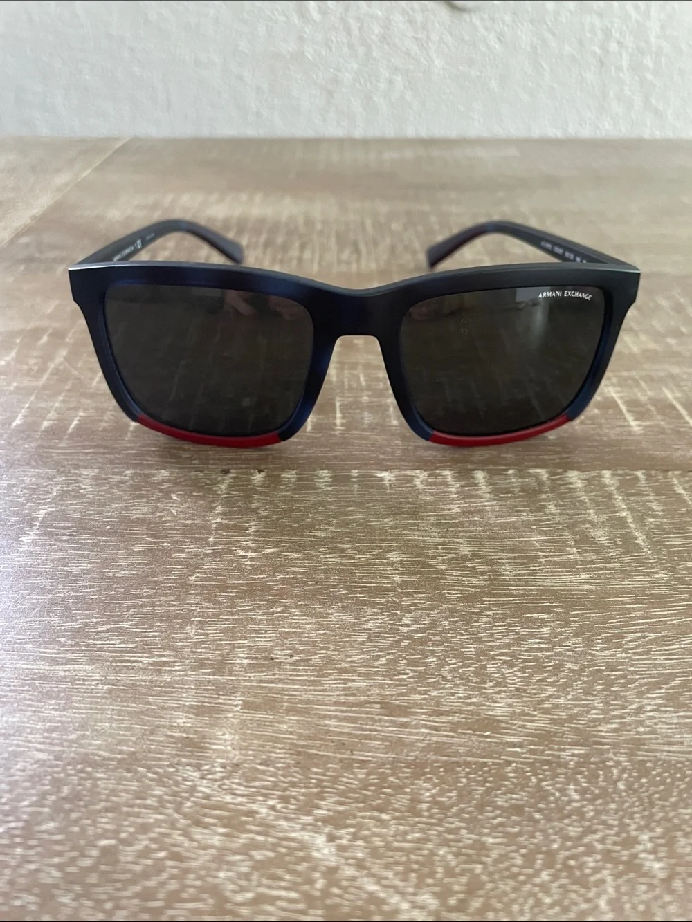 Armani Exchange Men’s Black Square Sunglasses AX 4067S 8230/87